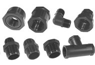 PIPE FITTINGS-POLY THREADED (100)